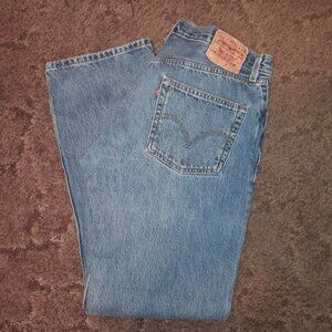 Levi's 501 Button Fly Straight Leg Men's Jeans Size 38x32 Excellent Condition